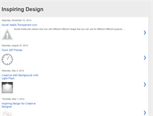 Tablet Screenshot of inspiring-design.blogspot.com