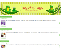 Tablet Screenshot of frogsandsprogs.blogspot.com