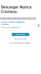Mobile Screenshot of descargarmusicacristiana.blogspot.com