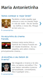 Mobile Screenshot of mariaantonietinha.blogspot.com
