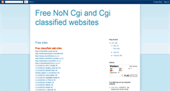 Desktop Screenshot of freeclassifiedaddsites.blogspot.com