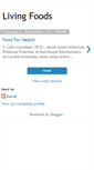 Mobile Screenshot of livingfoodsforhealth.blogspot.com