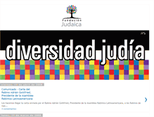 Tablet Screenshot of diversidadjudia.blogspot.com