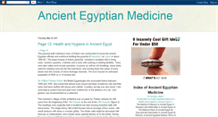 Desktop Screenshot of ancient-egyptian-medicine.blogspot.com