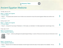 Tablet Screenshot of ancient-egyptian-medicine.blogspot.com