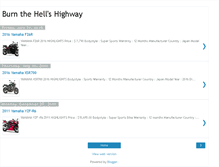 Tablet Screenshot of burn-the-hells-highway.blogspot.com