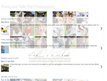 Tablet Screenshot of pawsandtailsphotography.blogspot.com