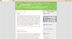 Desktop Screenshot of digitalmuslim.blogspot.com