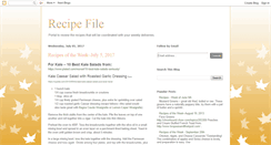 Desktop Screenshot of catalparidge-recipes.blogspot.com