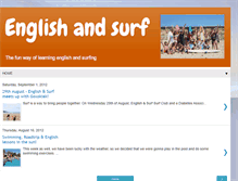 Tablet Screenshot of englishandsurf.blogspot.com