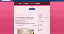 Desktop Screenshot of lightsfixturetilesfittings.blogspot.com