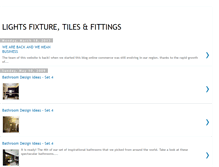 Tablet Screenshot of lightsfixturetilesfittings.blogspot.com