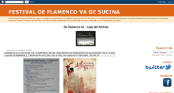 Desktop Screenshot of festivaldeflamencova.blogspot.com