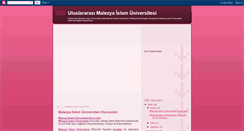 Desktop Screenshot of malezyaislamuniversitesi.blogspot.com
