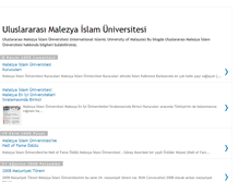 Tablet Screenshot of malezyaislamuniversitesi.blogspot.com