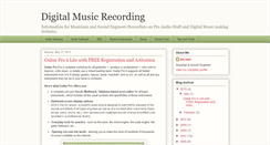 Desktop Screenshot of digitalmusicrecording.blogspot.com