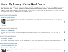 Tablet Screenshot of kisses-myjourneythroughnasalcancer.blogspot.com