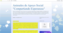 Desktop Screenshot of animalesdeapoyosocial.blogspot.com