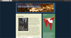 Desktop Screenshot of bioespeleounam.blogspot.com