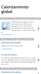 Mobile Screenshot of 1calentamientoglobal.blogspot.com