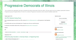 Desktop Screenshot of progressivedemocratsofillinois.blogspot.com