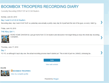 Tablet Screenshot of boomboxtroopersrecordingdiary.blogspot.com