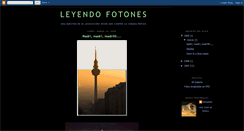 Desktop Screenshot of leyendofotones.blogspot.com