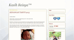 Desktop Screenshot of kasihreisya.blogspot.com
