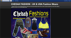 Desktop Screenshot of chedahfashion.blogspot.com