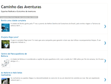 Tablet Screenshot of caminhodeaventuras.blogspot.com