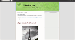 Desktop Screenshot of chicradical.blogspot.com