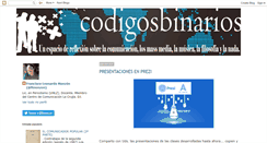 Desktop Screenshot of codigosbinarios.blogspot.com