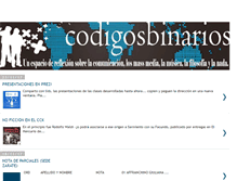 Tablet Screenshot of codigosbinarios.blogspot.com