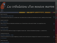 Tablet Screenshot of moutonmarron.blogspot.com