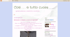 Desktop Screenshot of cosituttocuore.blogspot.com