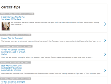 Tablet Screenshot of career-tips.blogspot.com