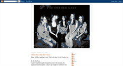 Desktop Screenshot of cornergals.blogspot.com