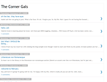 Tablet Screenshot of cornergals.blogspot.com
