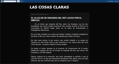 Desktop Screenshot of lascosasclaras-jcp.blogspot.com