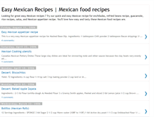 Tablet Screenshot of easymexicanrecipes.blogspot.com