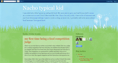 Desktop Screenshot of nachotypicalkid.blogspot.com