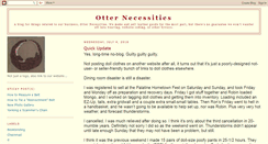 Desktop Screenshot of otternecessities.blogspot.com