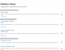 Tablet Screenshot of haldanehouse.blogspot.com