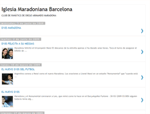 Tablet Screenshot of iglesiamaradonianabarcelona.blogspot.com