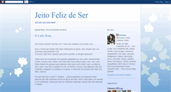 Desktop Screenshot of jeitofelizdeser.blogspot.com