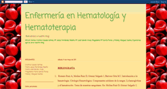 Desktop Screenshot of enfhematologiayhematoterapia.blogspot.com