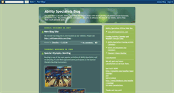 Desktop Screenshot of abilityspecialistsblog.blogspot.com