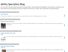 Tablet Screenshot of abilityspecialistsblog.blogspot.com