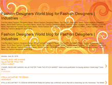 Tablet Screenshot of fashion-designers-world.blogspot.com