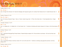 Tablet Screenshot of collegewriting2009schedule.blogspot.com